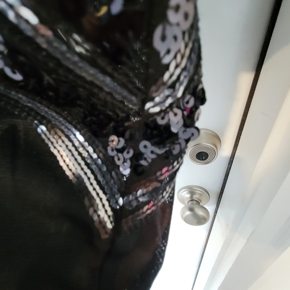 Black and Silver Sequin Dress - Picture 2 of 2